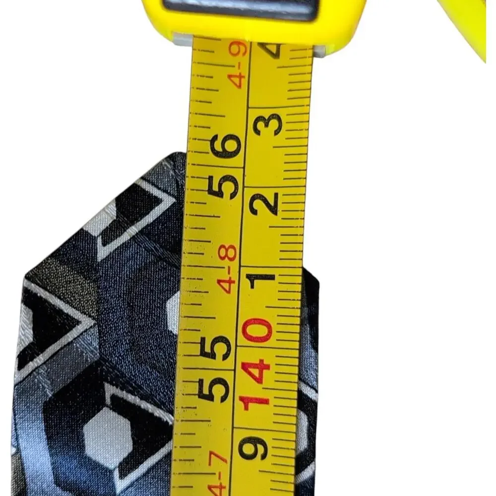 Como Collezione Tie‎ Set Mens Silk Necktie Geometric Pattern Italy Classic